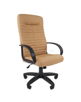 Кресло руководителя Chairman 480 LT экокожа бежевый, изображение 1