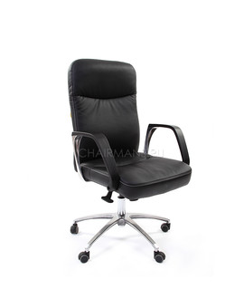 Кресло руководителя Chairman 465 экопремиум черный, изображение 1