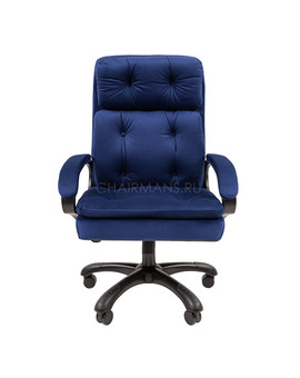 Кресло руководителя Chairman 442 ткань синий, изображение 2