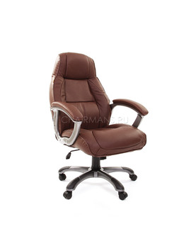 Кресло руководителя Chairman 436 кожа коричневый, изображение 1