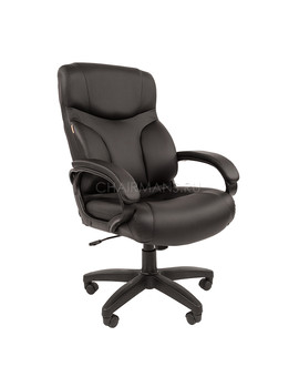Кресло руководителя Chairman 435 LT экопремиум черный, изображение 1
