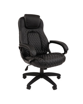 Кресло руководителя Chairman 432 экопремиум черный, изображение 1