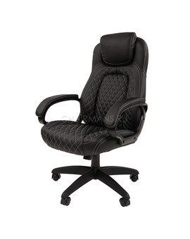 Кресло руководителя Chairman 432 экопремиум черный, изображение 4