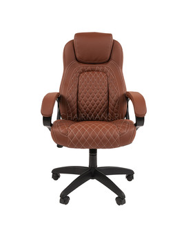 Кресло руководителя Chairman 432 экопремиум коричневый, изображение 2