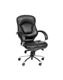 Кресло руководителя Chairman 430 кожа черный, изображение 1