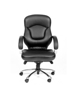 Кресло руководителя Chairman 430 кожа черный, изображение 4