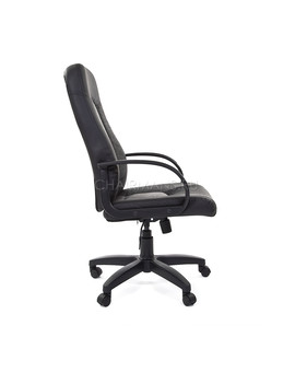 Кресло руководителя Chairman 429 экопремиум/ткань черный/серый, изображение 3