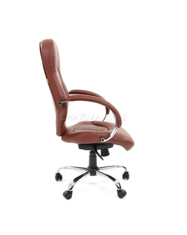 Кресло руководителя Chairman 430 кожа светло-коричневый, изображение 3