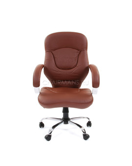 Кресло руководителя Chairman 430 кожа светло-коричневый, изображение 4