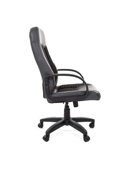 Кресло руководителя Chairman 429 экопремиум/ткань серый/черный, изображение 3