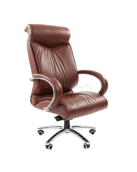 Кресло руководителя Chairman 420 кожа коричневый, изображение 1