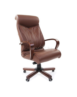 Кресло руководителя Chairman 420 WD кожа коричневый, изображение 1