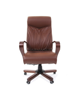 Кресло руководителя Chairman 420 WD кожа коричневый, изображение 2