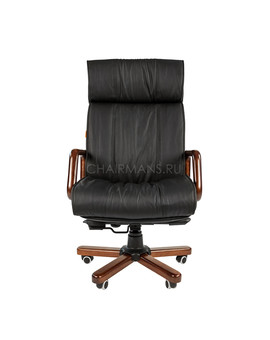 Кресло руководителя Chairman 419 кожа черный, изображение 2