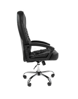 Кресло руководителя Chairman 418 PU экопремиум черный матовый, изображение 3
