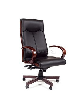 Кресло руководителя Chairman 411 экопремиум черный, изображение 1