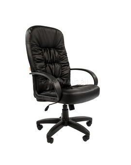 Кресло руководителя Chairman 416 экокожа черный, изображение 1