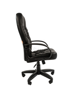 Кресло руководителя Chairman 416 экокожа черный, изображение 3