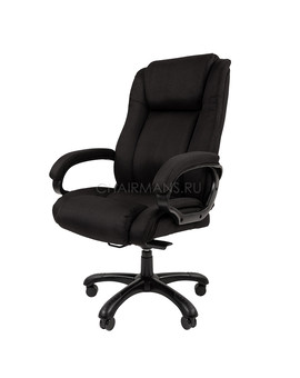 Кресло руководителя Chairman 410 ткань черный, изображение 4