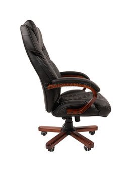 Кресло руководителя Chairman 406 экопремиум черный, изображение 3