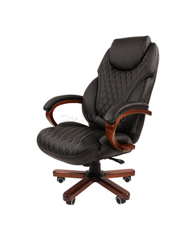 Кресло руководителя Chairman 406 экопремиум черный, изображение 4