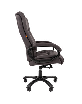 Кресло руководителя Chairman 410 ткань серый, изображение 3