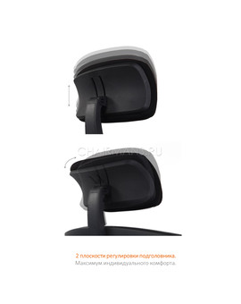 Кресло руководителя Chairman 285 сетка/ткань черный, изображение 9