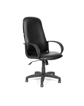 Кресло руководителя Chairman 279 КЗ экокожа черный, изображение 1