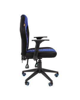 Кресло геймерское Chairman GAME 8 ткань черный/синий, изображение 3