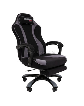 Кресло геймерское Chairman GAME 35 ткань черный/серый, изображение 1