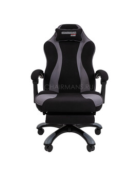 Кресло геймерское Chairman GAME 35 ткань черный/серый, изображение 2