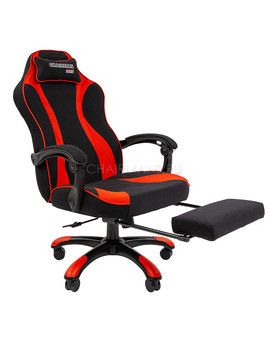 Кресло геймерское Chairman GAME 35 ткань черный/красный, изображение 4