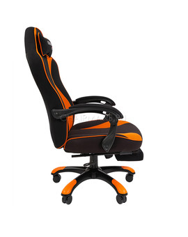 Кресло геймерское Chairman GAME 35 ткань черный/оранжевый, изображение 3