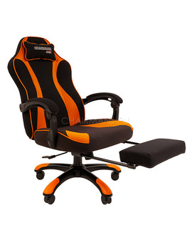 Кресло геймерское Chairman GAME 35 ткань черный/оранжевый, изображение 4