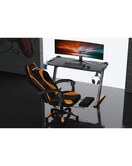 Кресло геймерское Chairman GAME 35 ткань черный/оранжевый, изображение 6