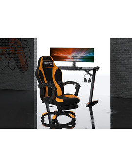 Кресло геймерское Chairman GAME 35 ткань черный/оранжевый, изображение 7