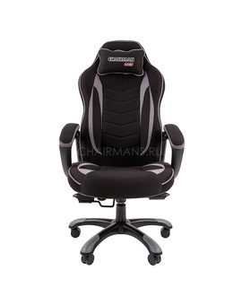 Кресло геймерское Chairman GAME 28 ткань черный/серый, изображение 2