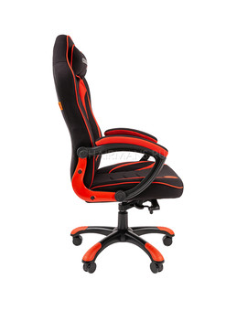 Кресло геймерское Chairman GAME 28 ткань черный/красный, изображение 3