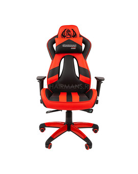 Кресло геймерское Chairman GAME 25 экопремиум черный/красный, изображение 2
