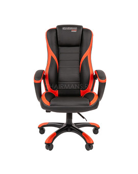 Кресло геймерское Chairman GAME 22 экопремиум черный/красный, изображение 2