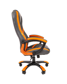 Кресло геймерское Chairman GAME 22 экопремиум серый/оранжевый, изображение 3