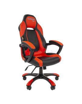 Кресло геймерское Chairman GAME 20 экопремиум черный/красный, изображение 1