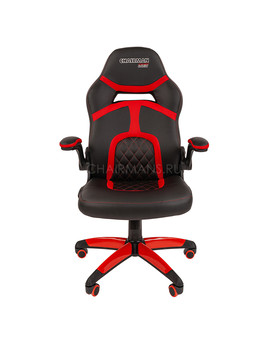 Кресло геймерское Chairman GAME 18 экопремиум черный/красный, изображение 2