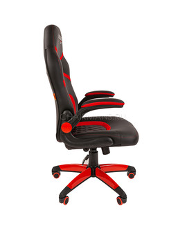 Кресло геймерское Chairman GAME 18 экопремиум черный/красный, изображение 3