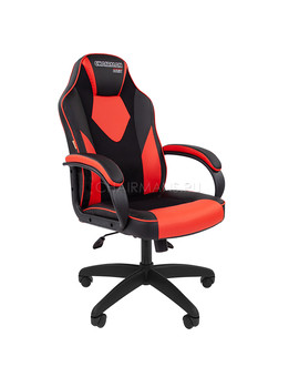 Кресло геймерское Chairman GAME 17 экопремиум черный/красный, изображение 1