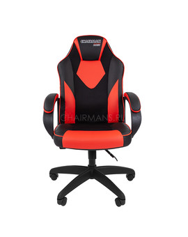 Кресло геймерское Chairman GAME 17 экопремиум черный/красный, изображение 2
