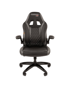 Кресло геймерское Chairman GAME 15 экопремиум черный/серый, изображение 3