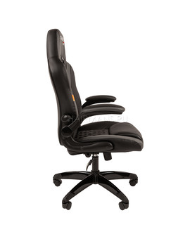 Кресло геймерское Chairman GAME 15 экопремиум черный/серый, изображение 4