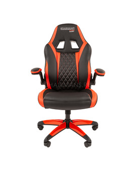 Кресло геймерское Chairman GAME 15 экопремиум черный/красный, изображение 2