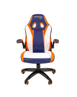 Кресло геймерское Chairman GAME 15 экокожа разноцветный, изображение 2